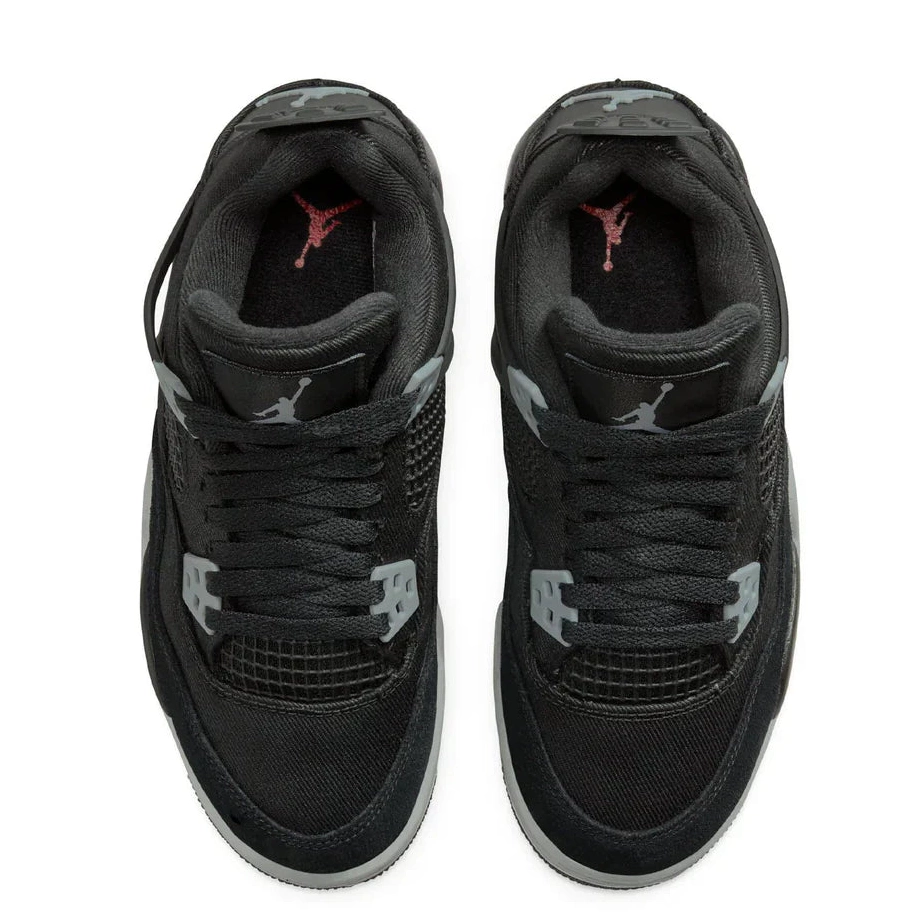 Jordan Air Black Canvas 4 GS Retro 0727